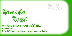 monika keul business card